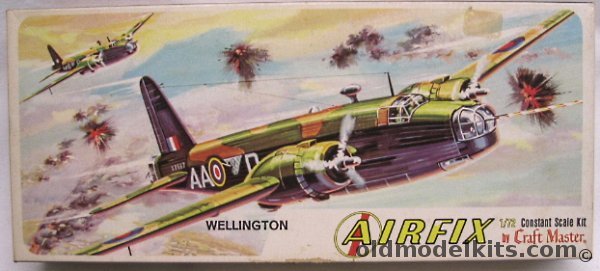 Airfix 1/72 Vickers Wellington B.III Craftmaster Issue, 1406-100 plastic model kit